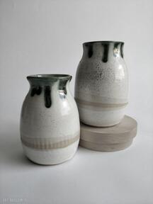 Zestaw z dwóch wazonów ceramicznych 2 ceramika kate maciukajc wazon, na kwiaty, użytkowa