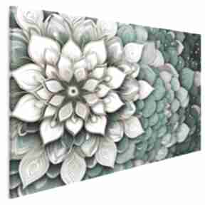 Obraz na płótnie - kwiat 120x80 cm 119901 vaku dsgn mandala, fraktale, indyjski, w stylu