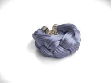 Satin collection - electric blue sweet heart studio kobalt, warkocz, satyna