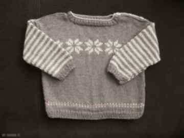 Bawełniany sweterek "gwiazdeczki" gaga art sweterek, rękodzieło,