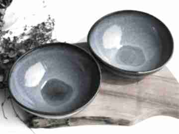 ceramiczna na ramen borówka - zestaw 2 szt tyka ceramika, misa, miski, prezent, naczynia