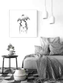 Grafika 50x50 cm wykonana ręcznie - zam art krystyna siwek obraz malowany, do salonu