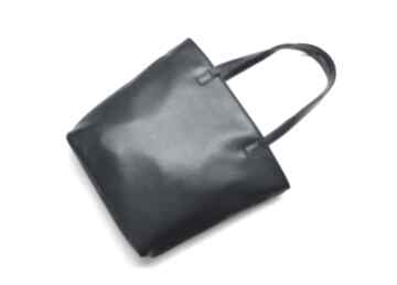 Shopper bag bucket - granat na ramię torebki niezwykle elegancka, nowoczesna, prezent