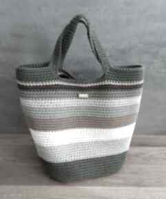 Duża torba z krótkimi rączkami torebki ręczne sploty ze sznurka, modna, na lato, zakupy, eko