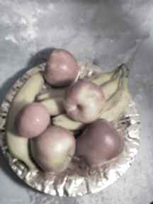 Ekskluzywny ręcznie kuty złocony miedziany talerz na owoce dekoracje argentum vita, ozdobny