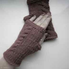 the wool art rękawiczki, mitenki, na drutach, dłonie, prezent