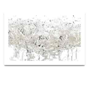 Obraz na płótnie wiosenna abstrakcja z marginesem 150x90 renata bulkszas jasne - kwiaty