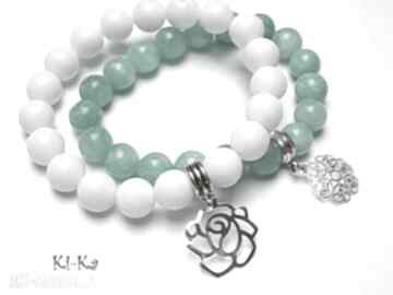 Mint and white duo ki ka pracownia jadeity