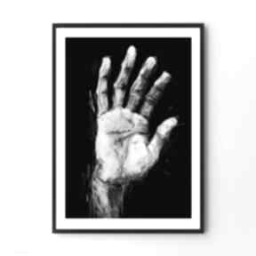 Plakat dla mężczyzny biało czarny - format 30x40 cm plakaty hogstudio