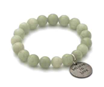 Lime jade with believe love limonka jadeit modna delikatna