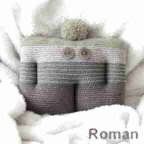 Roman - wełniany maskotki niesforne formy zabawka, przytulanka, prezent