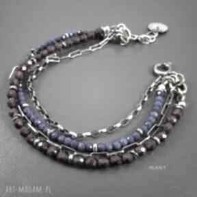 Duet granatu z lapis lazuli irart granat