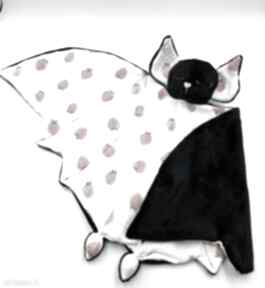 Przytulanka nietoperz dla niemowląt maskotki bett for babies bat, kocyk, gryzak, szmatka