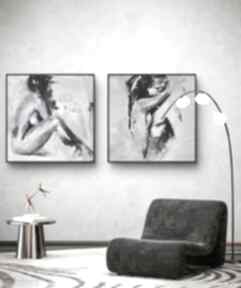 Sensual - komplet grafik galeria alina louka kobieta szkic, obraz, do sypialni, czarno biała