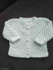 Sweterek "miętusek " gaga art, włóczka, rękodzieło, na drutach