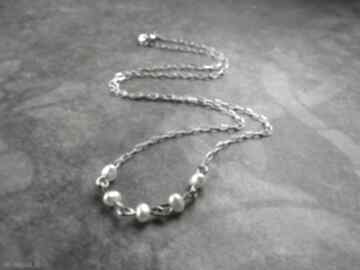 Perłowy naszyjniki lahovska z perłami, delikatna srebro, perły hodowlane, prezent dla kobiety