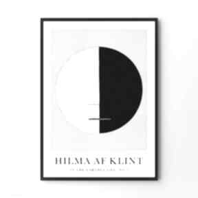 Hilma af in the earthly life no 3 - 40x50 cm hogstudio klint, plakat, reprodukcja, plakaty