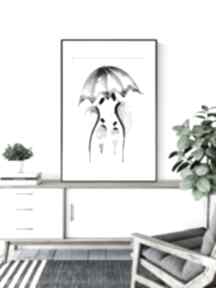 50x70 cm wykonana ręcznie - elegancki minimalizm, obraz do art krystyna siwek skandynawski