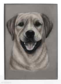 Portret psa ze zdjęcia na zamówienie toja dorota rysunek, pre, oryginalny prezent pupila