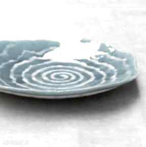 Patera ceramiczna ceramika pracownia ako, misa, motywy morskie, podróże, na stół, dekoracja