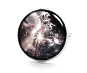 Nebula - pierścionek regulowany eggin egg, kosmos, galaxy, prezent