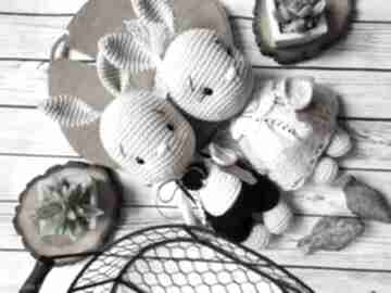 Rekodzielo: slub - prezent, crochet, weeding, króliczek maskotki