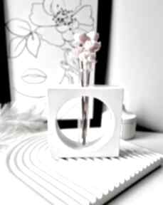 Minimalistyczny wazon z probówką no 1 wazony nejmi art handmade, na kwiaty, wystrój wnętrz