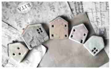 Zestaw 5 domków II wylęgarnia pomysłów ceramika, domki
