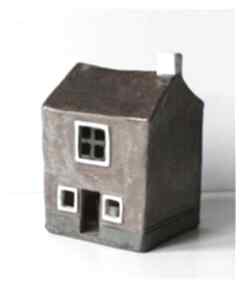 Ceramika, lampion, kamienica: dom. Świeczka tealight