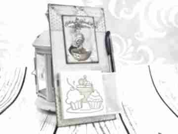 Notes na lodówkę - kuchareczka shiraja magnes, kuchnia, prezent, kucharka, notatnik