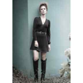 Mila black night - sukienki milita nikonorov oryginalna, mini, elegancka