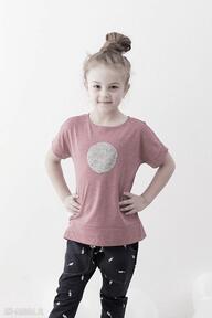 Bluzeczka moon cudi kids bluzka, top, dziewczynka, t-shirt, cekiny, księżyc