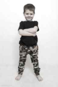 Spodnie baggy street style ketu dla chłopca, dziecięce, zielone, moro, chłopięce