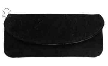 Kopertówka manzana skóra naturalna edycja limitowana czarna brokat 04 torebka