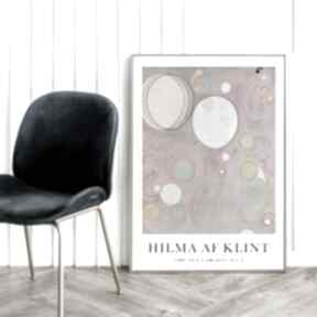 Hilma af klint pink - format 30x40 cm plakaty hogstudio plakat, reprodukcja, sztuka, stylowe