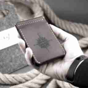 Minimalistyczny portfel na banknoty dla mężczyzn ręcznie robiony luniko leather goods karty