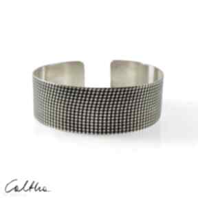 Kratka - mosiężna bransoletka 2205-05 caltha, prosta, regulowana minimalistyczna biżuteria