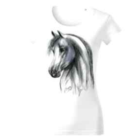 Tatra art by sasadesign magdalena gądek - biała koszulka koń blue