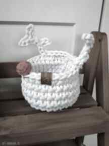 Pomysł na prezent: renifer - kolor biały dekoracje babemi love z porożami, rudolf, koszyk