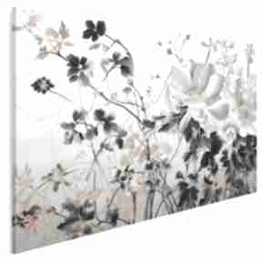 Obraz na płótnie - łąka kwiaty bukiet stylowy 120x80 cm 110301 vaku dsgn, z kwiatami