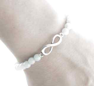 Simply charm mint jade with infinity jadeit nieskończoność