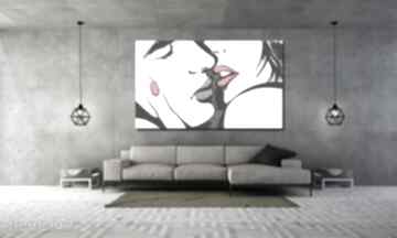 aleobrazy: obraz pocałunek usta loft