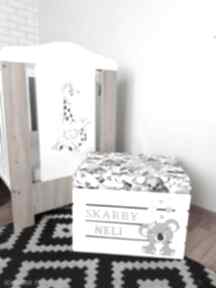 Pojemniki na zabawki koala pudełka organizery kuferki wspomnień dla dziecka loo dream prezent