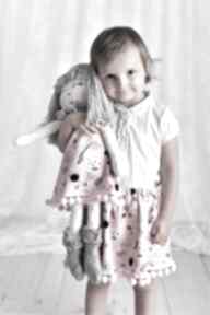 Lalka szmacianka - pomysł na prezent przytulanka, handmade - dla dziewczynki - dekoracja