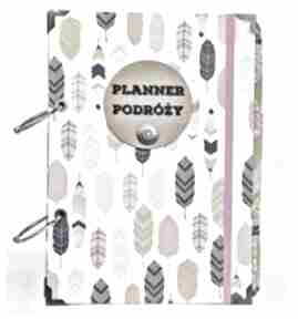 Planner podróży personalizowany wrzosowisko, planer, album, prezent, pióra