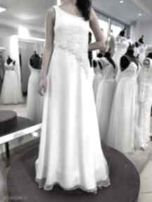 Suknia ślubna model z salonu - wyprzedaż kolekcji rozmiar 38