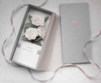 Karteczki 3d na prezent scrapbooking kartki mira flowers93, urodziny, super, oryginałny