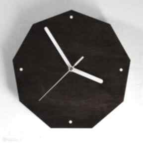 Zegar "wood clock" zegary shaden interior design, vintage, prezent, dom, drewniany