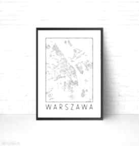 Plakat A3 poster lag print dom, warszawa, prezent, gift, warsaw, dekoracje