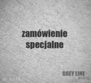 Zamówienie specjalne - bransoletka z turkusami grey line project